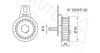 FIAT 60620443 Tensioner Pulley, timing belt